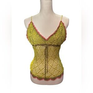 Betsey Johnson Y2K Crochet Top